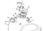 87847704 - : Passenger Side Door Mirror (Cover Skull Top not included) for GM Image