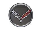 19301415 - : Wheel Center Caps, Argent w\\/Crossed-Flag Logo for GM Image