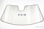 8MR02A - Interior: Windshield Sunscreen - Silver with Mazda logo for Mazda: CX-5 Image