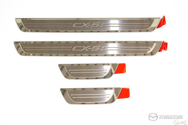 0000-8T-R20 - Door Sill Trim Plates - 2013-2016 Mazda CX-5 | Mazda