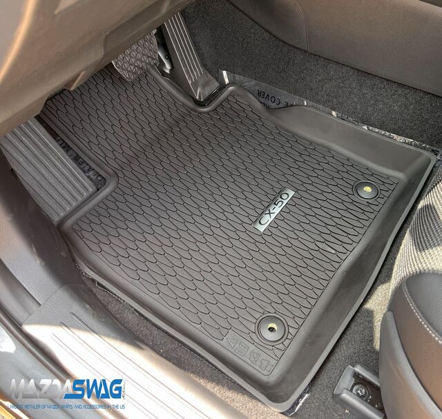 TAHALI All Weather car Floor mats - Waterproof Anti-Slip Custom Making Leather Automotive Floor Mats for Car SUV Trucks - Protect Your Vehicle' : TAHALI Custom Colors Car Floor Mats Black Pink for