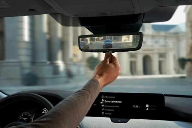 KMV6V7210A - Interior: 2024 Mazda CX-90 Digital Rear View Mirror for Mazda: CX-70, CX-90 Image