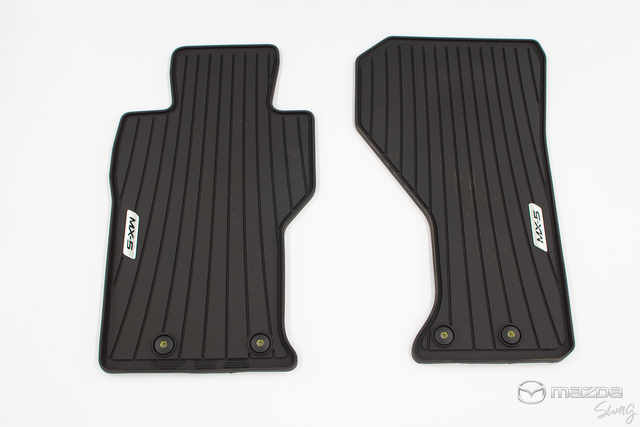 8BD30 - Interior: 2016-2022 Mazda MX-5 Miata Front &amp; Rear All Weather Floor Mats for Mazda: MX-5 Miata Image