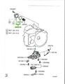 2921A003 - : Cover, A/T Case Oil Filt for Mitsubishi Image
