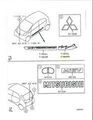 7410A796BA - : Decal, Rear Door, Right-hand for Mitsubishi Image