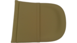 81128TA6A51ZC - : Cover, Front Seat-Back *YR327L* (Pearl Ivory) for Honda Image