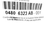 4806323AB - : R/T Nameplate for Mopar Image
