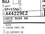 6RC09U00AA - : Rear Seat Back Coverr, Right for Mopar Image