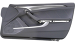 25838374 - : Ebony Front Passenger Side Door Trim for GM Image