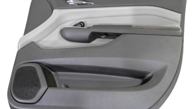 22793313 - : Jet Black Front Passenger Side Door Trim for GM Image