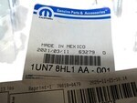 1UN78HL1AA - : Front Headrest for Mopar Image