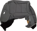 22891249 - : Jet Black and Titanium Tipped Rear Driver Side Seat Back Cushion Cover for GM Image