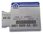 68018926AA - : Differential Cover Gasket for Mopar Image