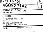 R5179247AF - : Transmission Package for Mopar Image