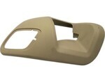 23135929 - : Very Light Cashmere Driver Seat Back Latch Release Handle Bezel for GM Image