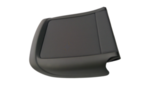 81528SXSA02ZA - : Cover, LH Front Seat-Back *NH598L* (Atlas Gray) for Honda Image