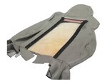 19293310 - : Genuine GM Light Titanium Driver Seat Back Cushion Cover 19293310 for GM Image