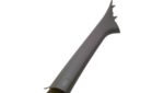 84151SHJA01ZD - : Garnish Asm, LH Front Pillar *NH598L* (Atlas Gray) for Honda Image