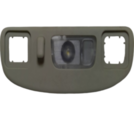 23375988 - : Genuine GM Very Light Platinum Driver Side Roof Rail Rear Reading and Courtesy Lamp 23375988 for GM Image