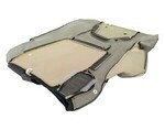 82521SJPL01ZB - : Cover, LH Rear Seat-Back Trim *NH607L* (Dark Gray) for Honda Image