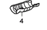 18181R70A00 - Exhaust: Exhaust Heat Shield for Honda Image
