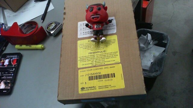 J101SAN930 - Exterior: Door Cladding - Sport Orange Accent for Subaru: Outback Image