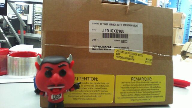 J201SXC100 - Exterior: Auto-Dimming Exterior Mirror With Approach for Subaru: Ascent Image