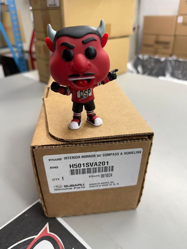 H501SVA201 - Interior: Auto-Dimming Mirror With Compass for Subaru: BRZ, Crosstrek, WRX Image