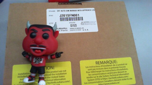 J201SFN001 - : Auto-Dimming Exterior Mirror With Approach for Subaru: Crosstrek, Impreza Image