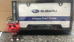 SOA342L125 - Exterior: License Plate Frame, Matte Black (WRX) for Subaru: Impreza, WRX Image