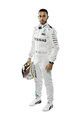 MBH395 - : Lewis Hamilton Wall Decal for Mercedes-Benz Image