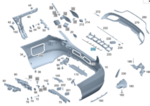 205540200064 - Detachable Parts: Electrical Wiring Harness for Mercedes-Benz Image