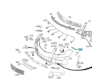 2048810306 - Detachable Parts: Rail for Mercedes-Benz Image