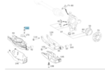 2114270941 - Rear Axle: Blind Rivet for Mercedes-Benz Image
