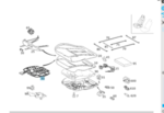 211820741064 - Driver Seat: Switch for Mercedes-Benz Image
