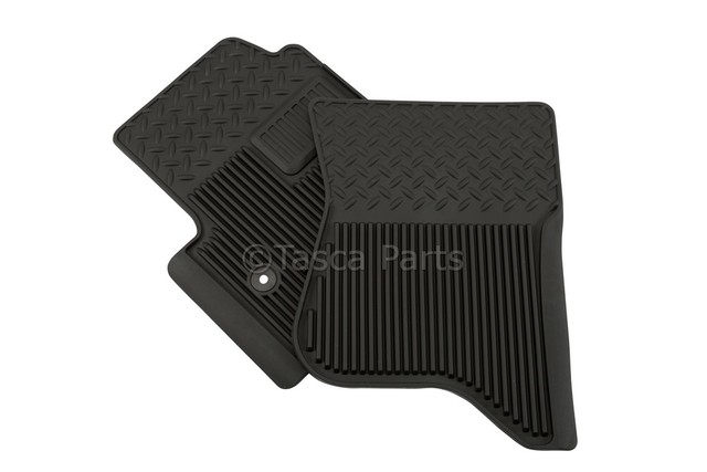 19302937 - Interior: Floor Mats, All-Weather, Front for Chevrolet: Silverado 1500, Silverado 1500 LD, Silverado 2500 HD, Silverado 3500 HD | GMC: Sierra 1500, Sierra 1500 Limited, Sierra 2500 HD, Sierra 3500 HD Image
