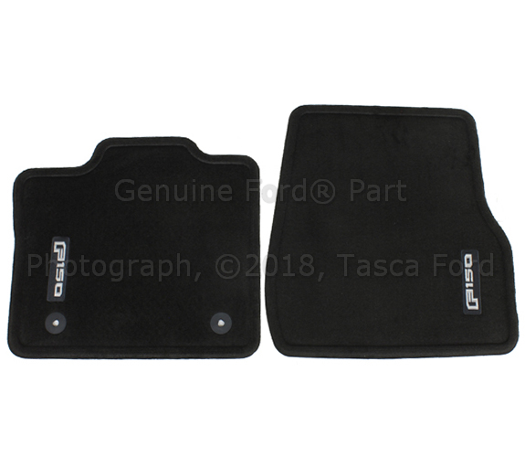 JL3Z1513086AD - Interior: Floor Mats, Carpeted, Black, 2-Piece Set for Ford: F-150 Image