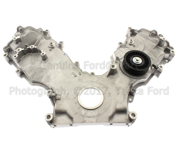 7L3Z6019A - Engine: Engine Timing Cover for Ford: Expedition, F-150, F-150 Heritage, F-250 Super Duty, F-350 Super Duty | Lincoln: Mark LT, Navigator Image