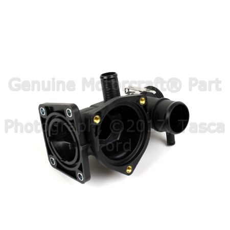XW4Z8592AA - Cooling System: Thermostat Housing for Ford Image