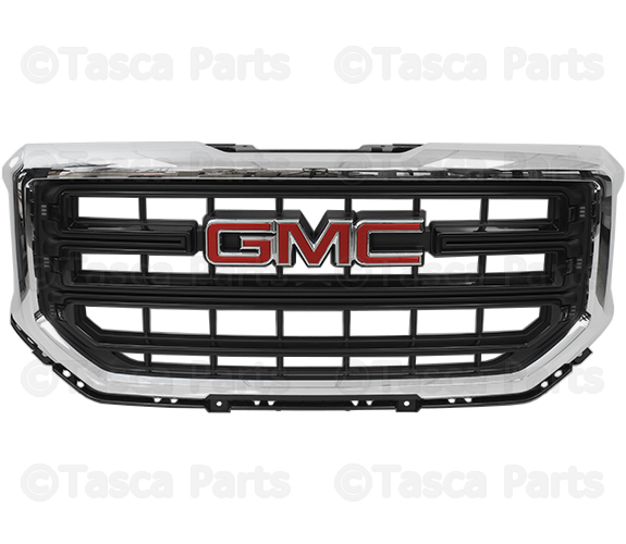 2016-2019 GMC Anthracite Front Grille with GMC Emblem, Bezel