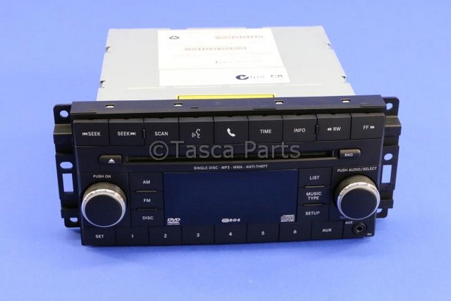 68252828AD - : MULTI MEDIA RADIO for Chrysler: Town &amp; Country | Dodge: Grand Caravan, Nitro | Jeep: Liberty, Wrangler | Ram: C/V Image