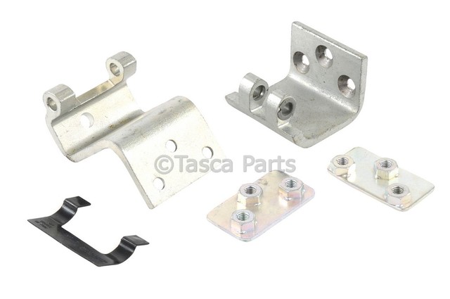 19257342 - : Rear Lower Door Hinge Kit with Hinges, Backing Plates, Pin, Stop, and Bolts for Chevrolet: Express 1500, Express 2500, Express 3500, P30 | GMC: Savana 1500, Savana 2500, Savana 3500 Image
