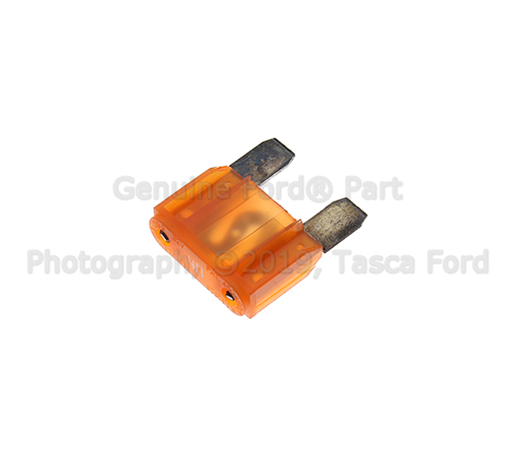 E9TZ14526B - Electrical: Fuse for Ford: Crown Victoria, E-150, E-250, E-350 Super Duty, E-450 Super Duty, Edge, Escape, Expedition, Explorer, Explorer Sport Trac, F-150, F-250 Super Duty, F-350 Super Duty, F-450 Super Duty, Five Hundred, Flex, Focus, Fusion, Mustang, Ranger, Taurus | Lincoln: Mark LT, MKS, MKX, MKZ, Navigator, Town Car, Zephyr | Mercury: Grand Marquis, Marauder, Mariner, Milan, Montego, Mountaineer, Sable Image
