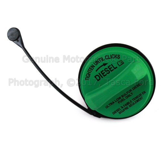 8C3Z9030C - Fuel System: Filler Cap for Ford: F-250 Super Duty, F-350 Super Duty, F-450 Super Duty, F-550 Super Duty Image