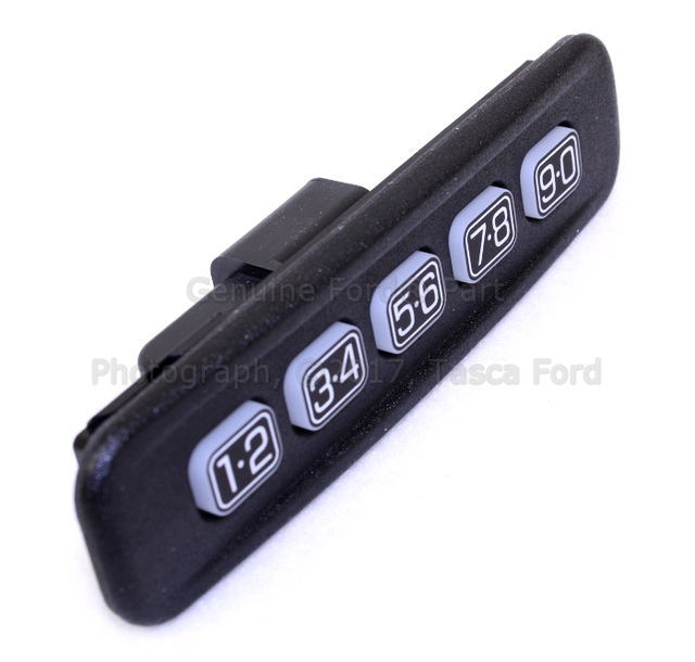 8L8Z14A626AA - Body: Keyless Lock Pad for Ford: Crown Victoria, Escape, Excursion, Explorer, Explorer Sport, Explorer Sport Trac, F-250 Super Duty, F-350 Super Duty, F-450 Super Duty, F-550 Super Duty, Freestar, Windstar | Lincoln: LS, Town Car | Mercury: Grand Marquis, Marauder, Mariner, Monterey, Mountaineer Image