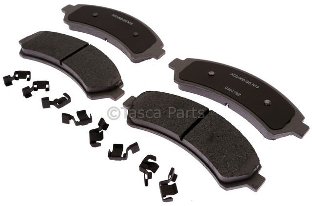 19387626 - : Ceramic Front Disc Brake Pad Set with Clips for GM Image