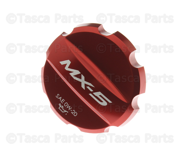 8MD10 - Serviceable Components: Oil Filler Cap - Anodized Soul Red for Mazda: MX-5 Miata Image