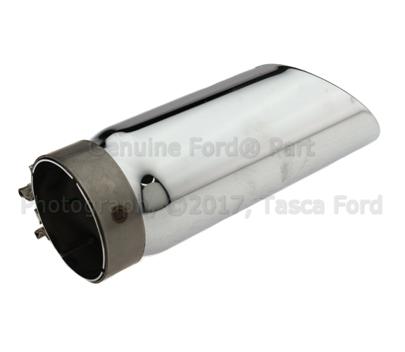 BC3Z5K238A - Exterior: Exhaust Tip - Chrome - Gas Engine Only for Ford: E-350 Super Duty, E-450 Super Duty, F-250 Super Duty, F-350 Super Duty, F-450 Super Duty, F-550 Super Duty Image