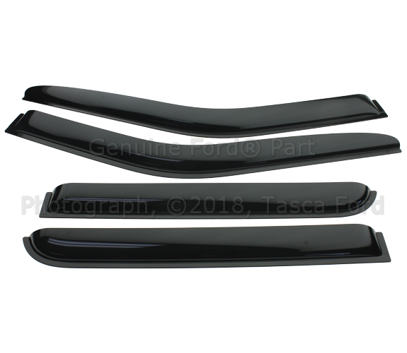 VGL3Z18246G - Exterior: Side Window Deflectors - Reg Cab for Ford: E-350 Super Duty, E-450 Super Duty, F-150, F-250 Super Duty, F-350 Super Duty, F-450 Super Duty, F-550 Super Duty Image