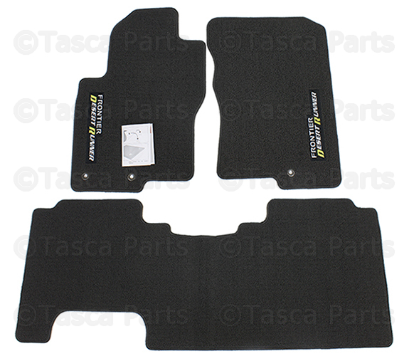999E2B4H12 - : Frontier Kc\\/Dr Floor Mats - Charcoal for Nissan Image
